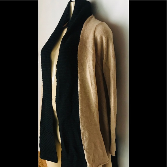 ANGL Open Front High/Low Wrap Cardigan - Picture 2 of 4